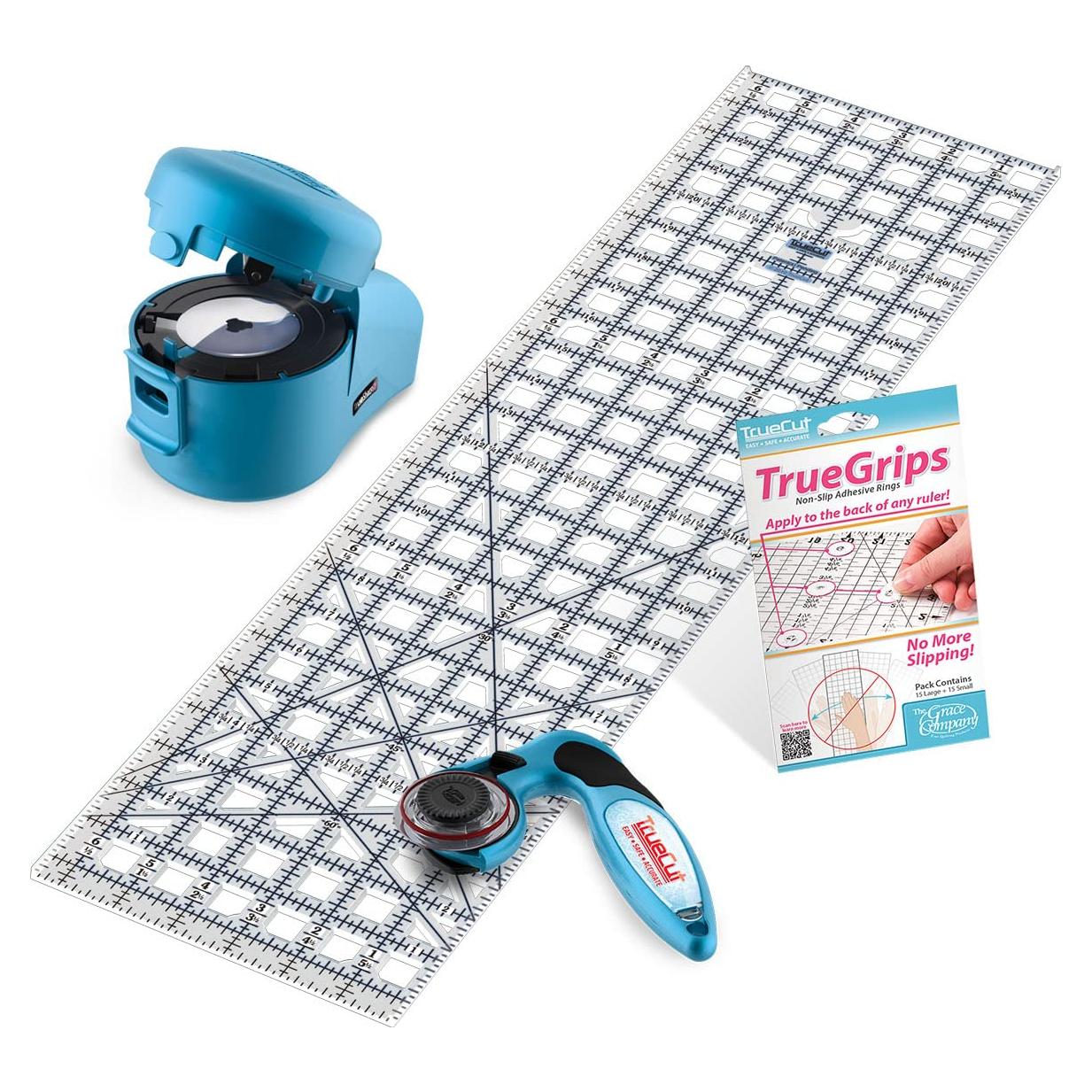 Combo Cortador Rotativo 45mm y Regla 16.5 x 62.2cm TrueCut