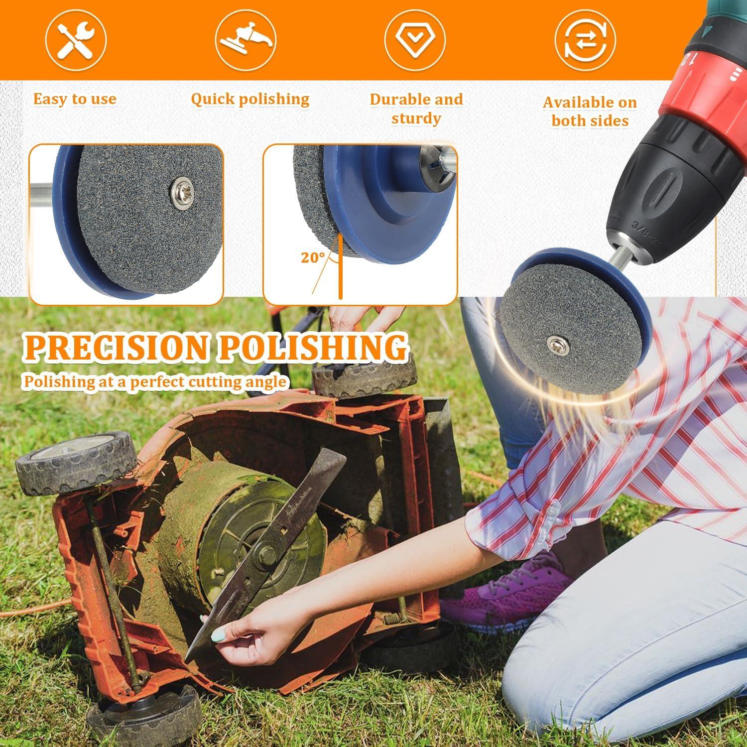 Afilador de Cuchillas para Taladro HUAREW - Paquete de 3