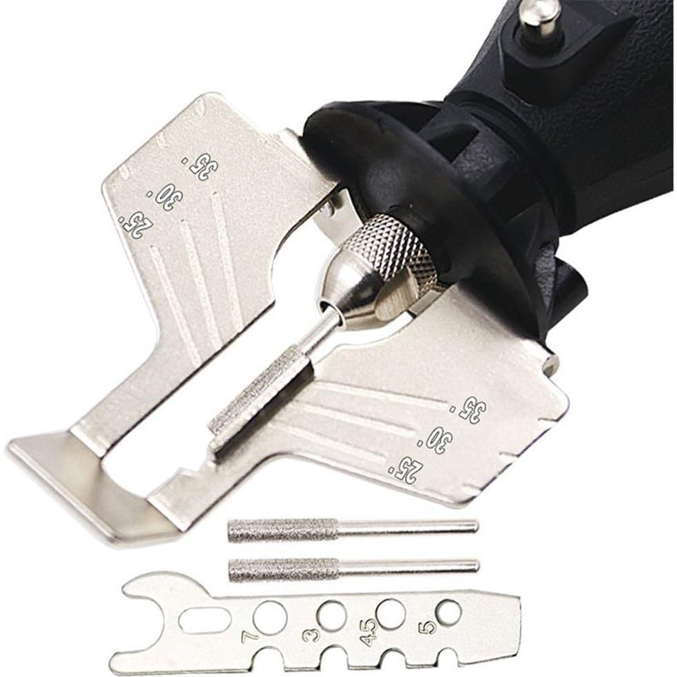 Kit de Afilado de Motosierra EKDJKK con Accesorios y Regla