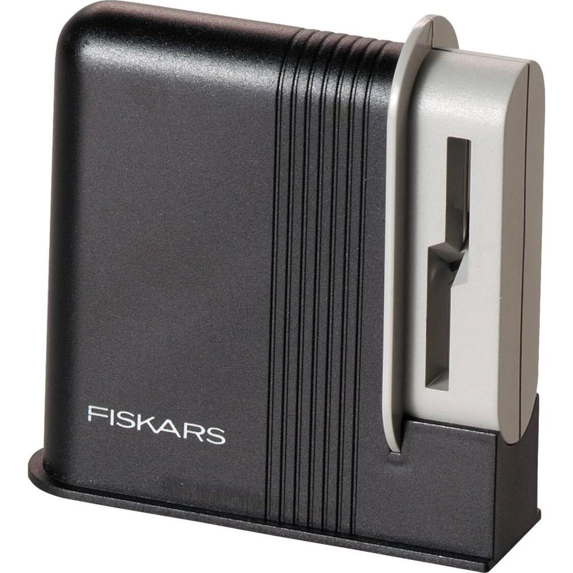 Afilador de Tijeras Fiskars Clip-Sharp, 4 cm, Negro
