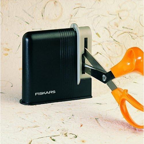 Afilador de Tijeras Fiskars Clip-Sharp, 4 cm, Negro