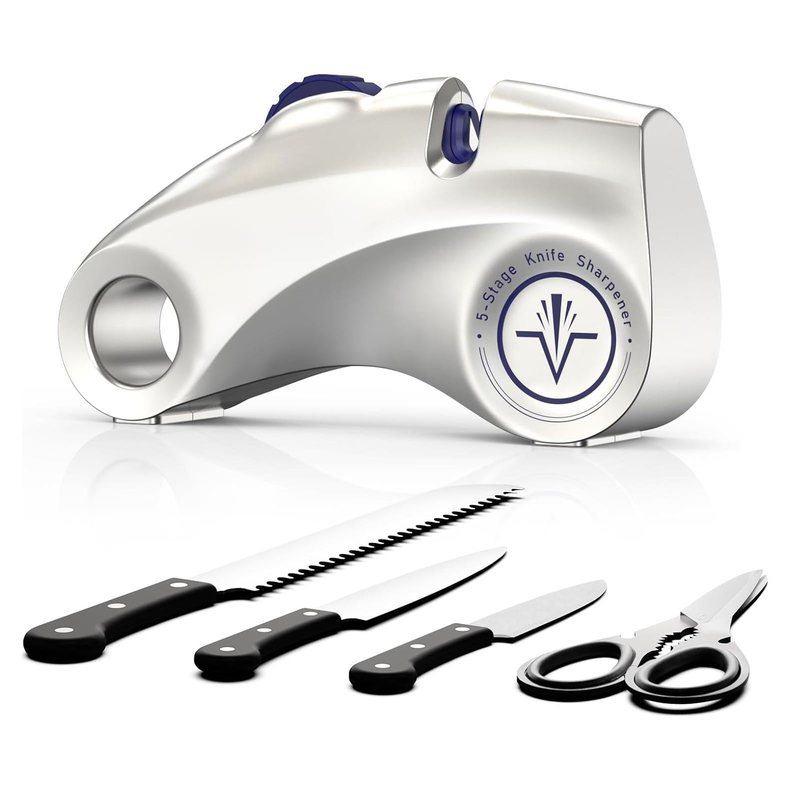 Afilador de Cuchillos Manual 5 Etapas VIDOME - Precisión y Ergonomía