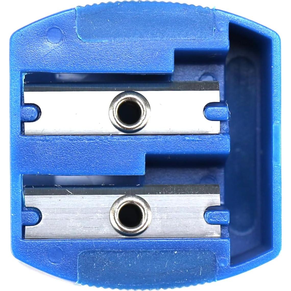 Sacapuntas Manual Iconikal 12 Unidades Doble Agujero Multicolor