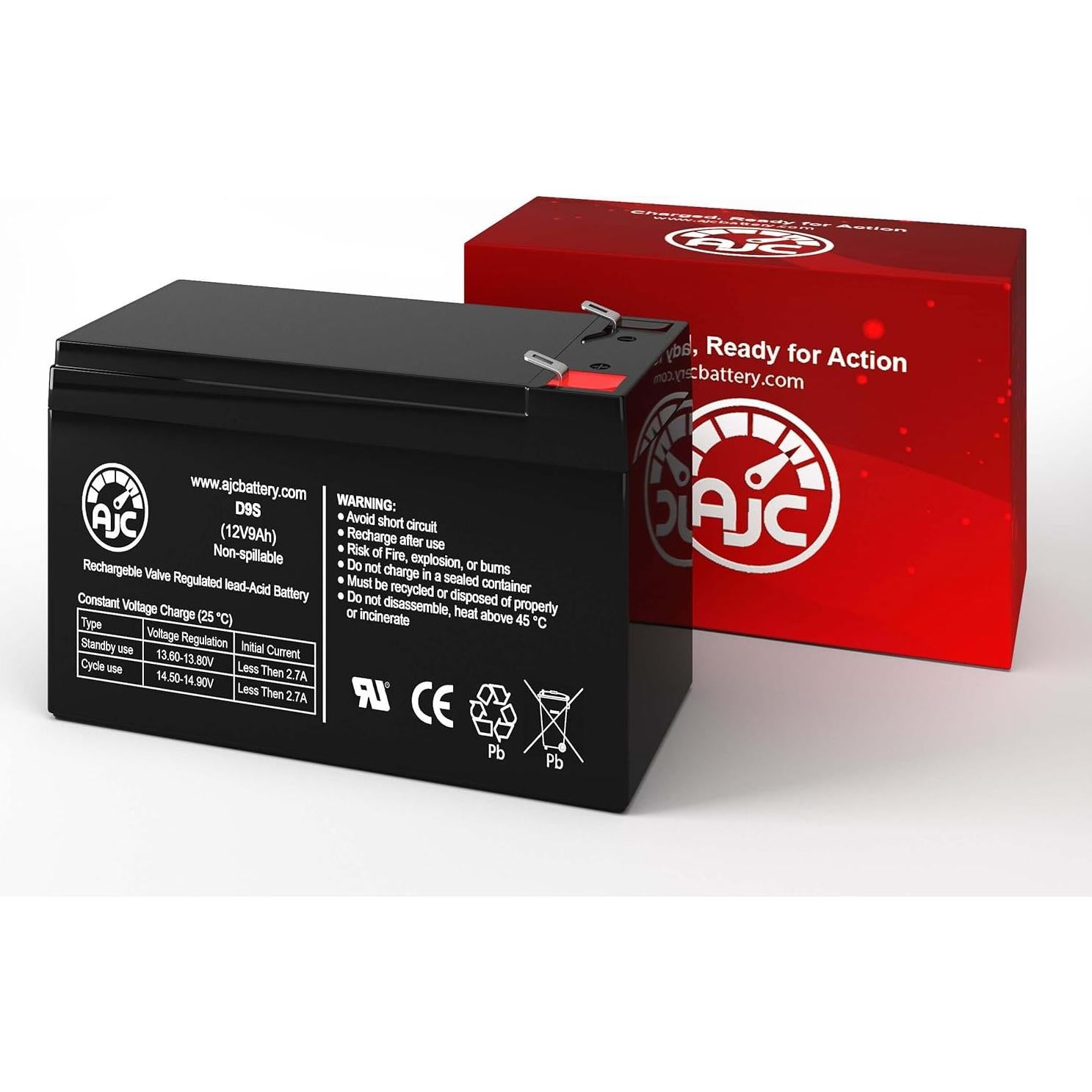 Batería AJC 12V 9Ah SLA AGM para UPS E91-30k