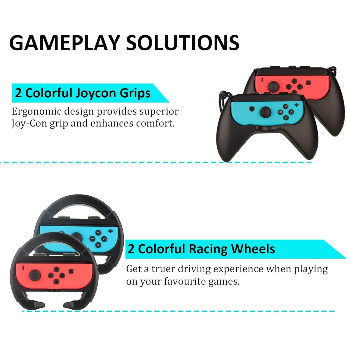 Kit de Accesorios para Nintendo Switch RTop 23 en 1