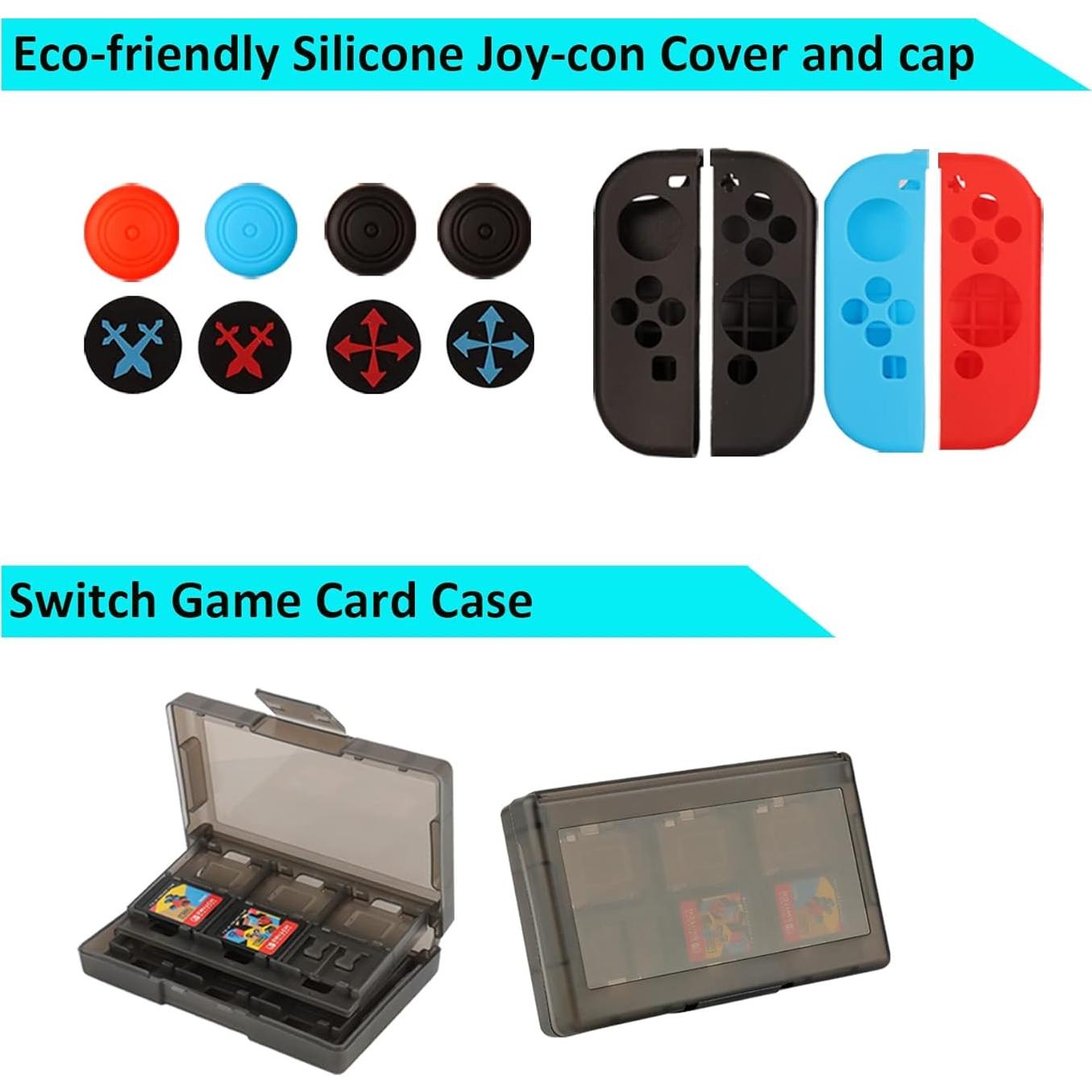 Kit de Accesorios para Nintendo Switch RTop 23 en 1