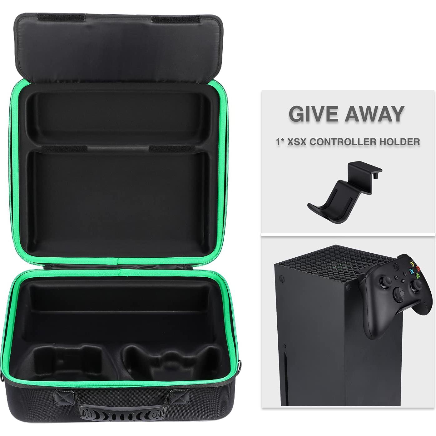 Funda rígida Zadii para Xbox Series X, bolsa de viaje 1.81 kg