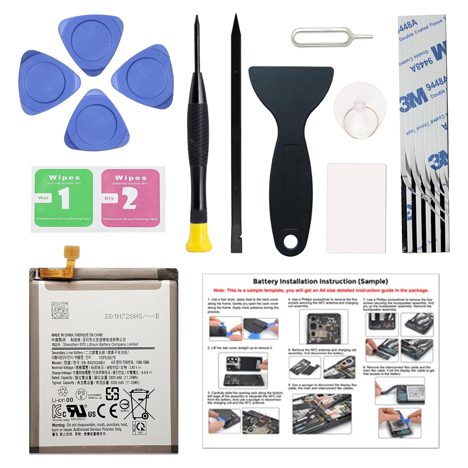 Batería de Reemplazo MAXSHARKS para Galaxy A10e/A20e Li-Po