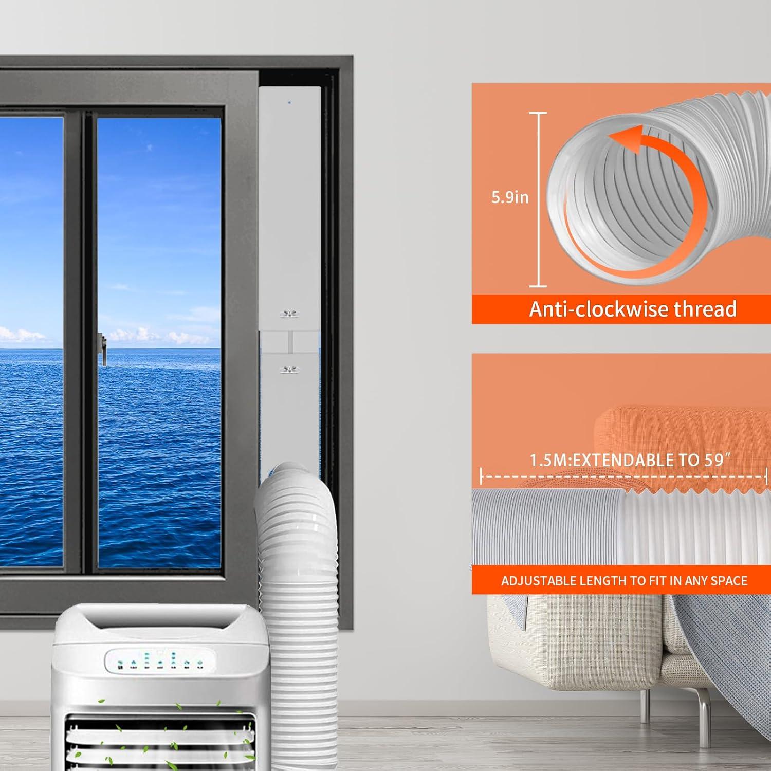 Kit Ventilación Ventana AC Portátil DSHFKLX 149,86 cm