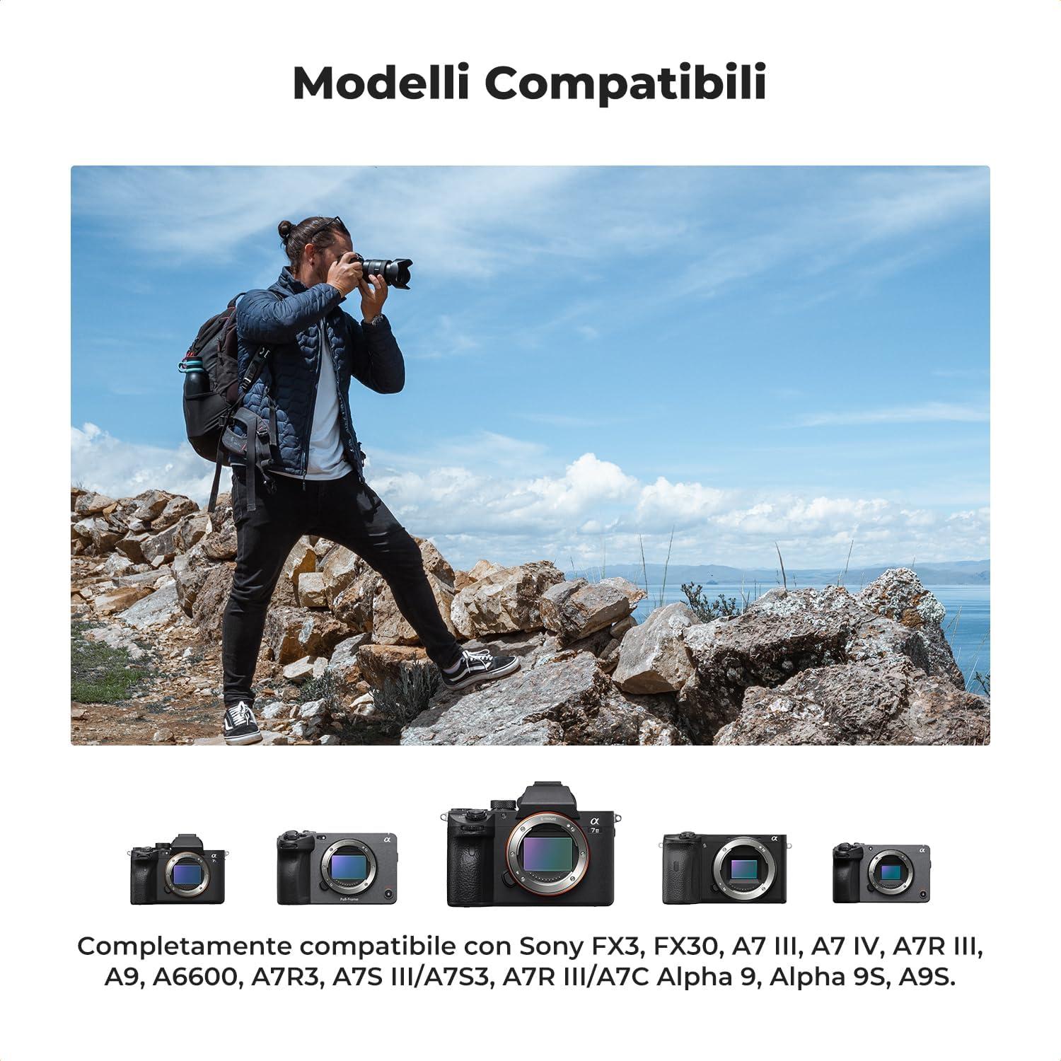 Cargador K&F Concept NP-FZ100 Doble Ranura con LCD para Sony