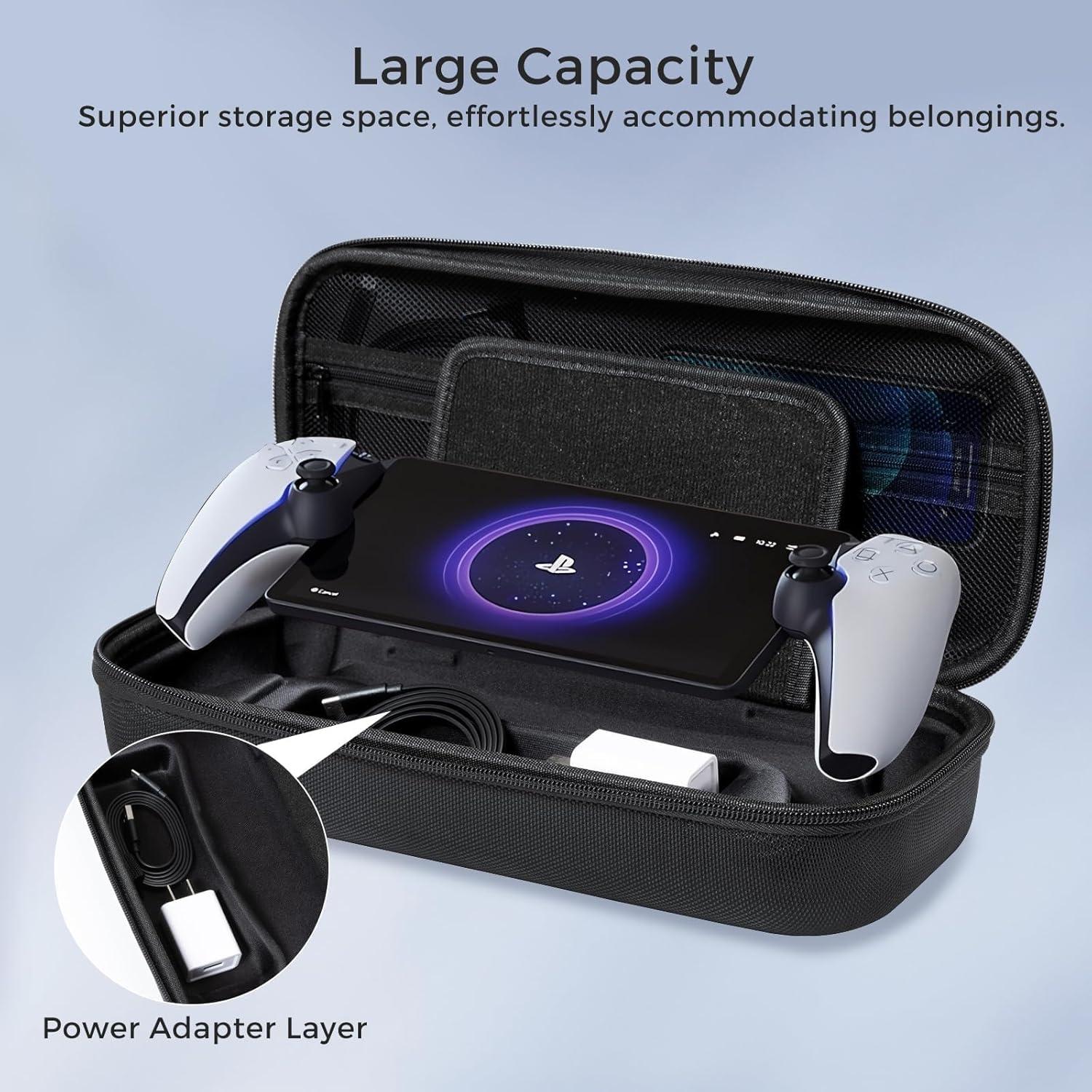 CoBak Funda Dura para PlayStation Portal - Negra