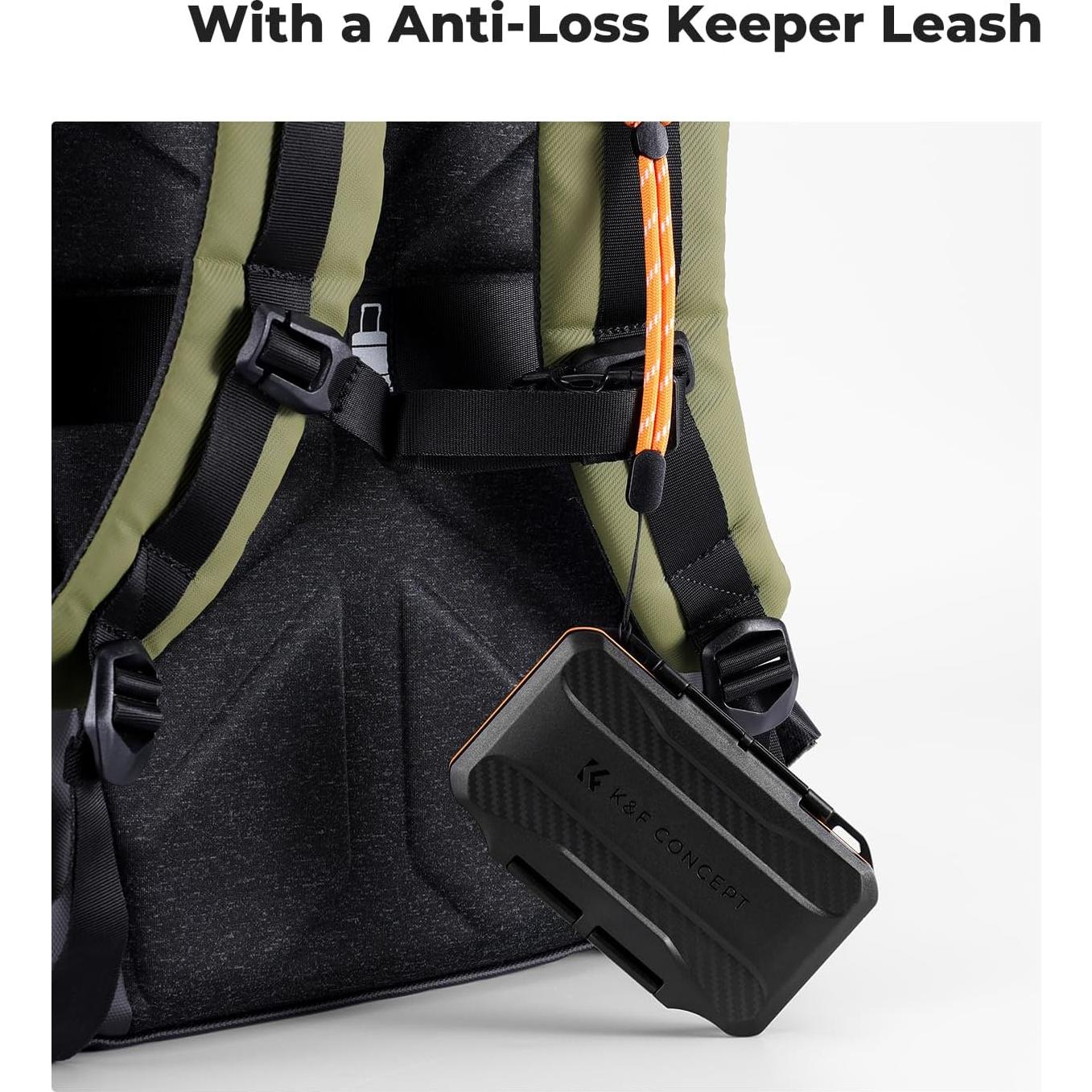 Soporte para Batería de Cámara K&F Concept + Estuche SD 28 Ranuras