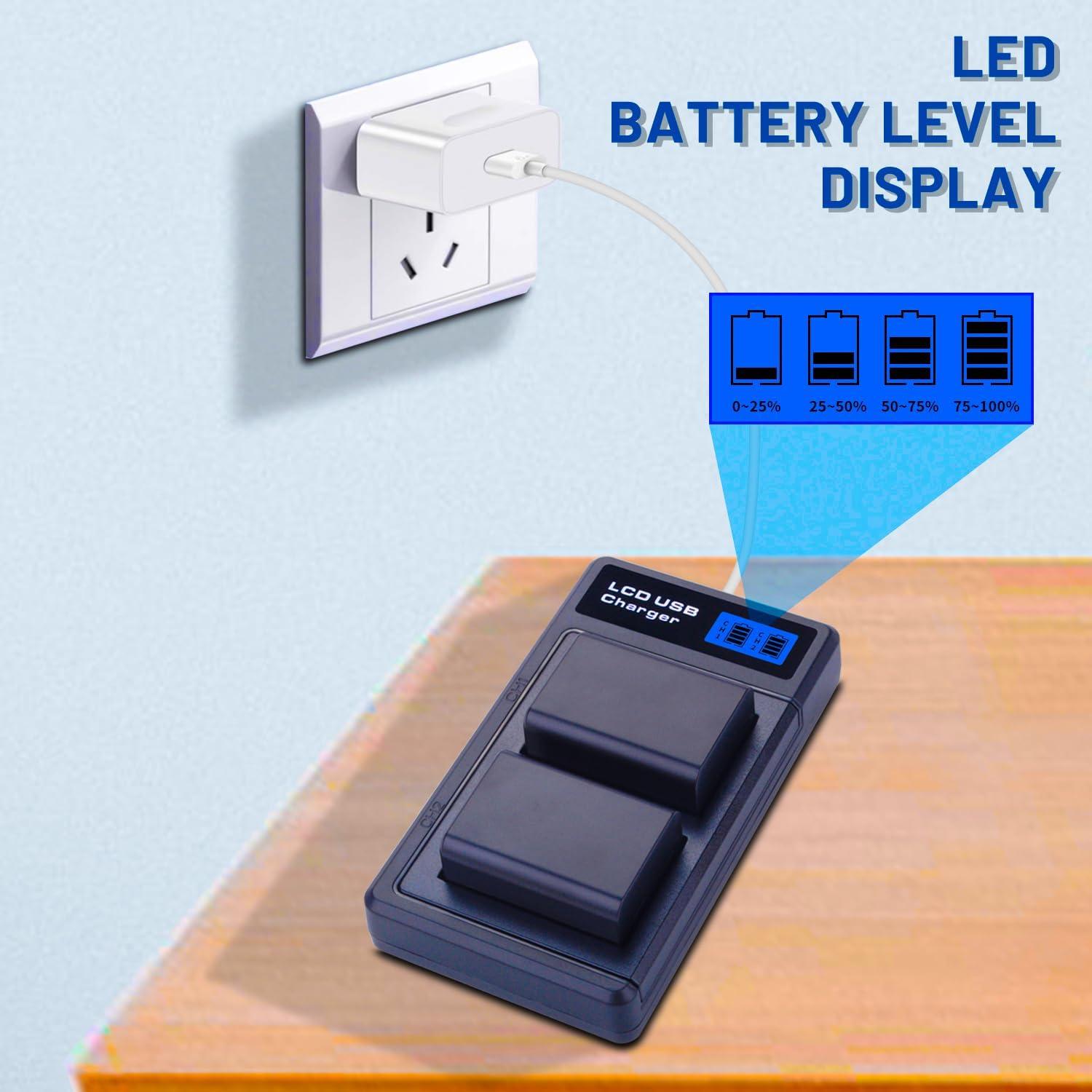 Batería NP-FW50 + Cargador Doble USB con Pantalla LCD - Sony