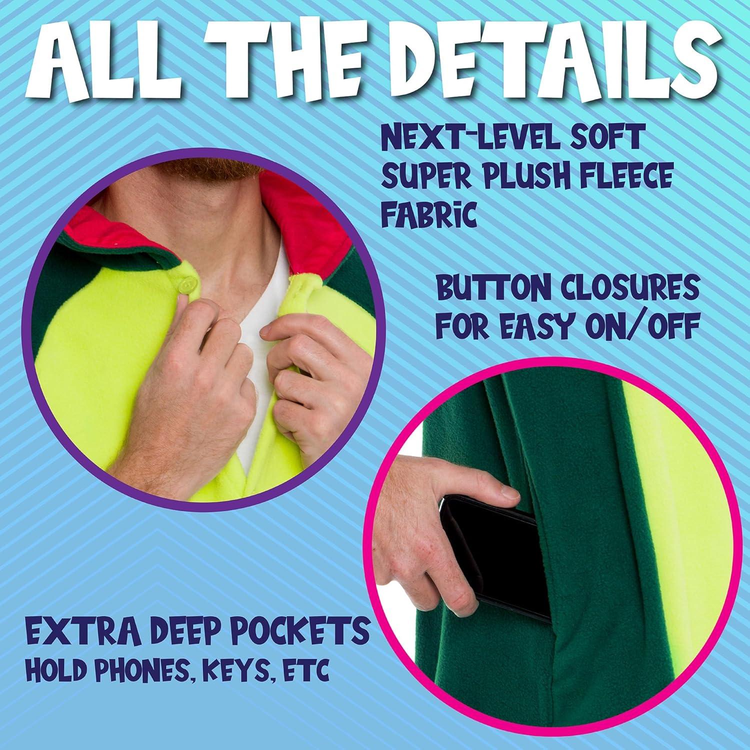 Mono de Dinosaurio Funziez! para Adultos - T-Rex Verde