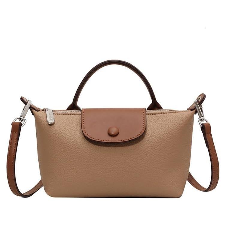 Bolso Cruzado Yoolo Caqui Acolchado para Mujeres 21.8x12.9cm