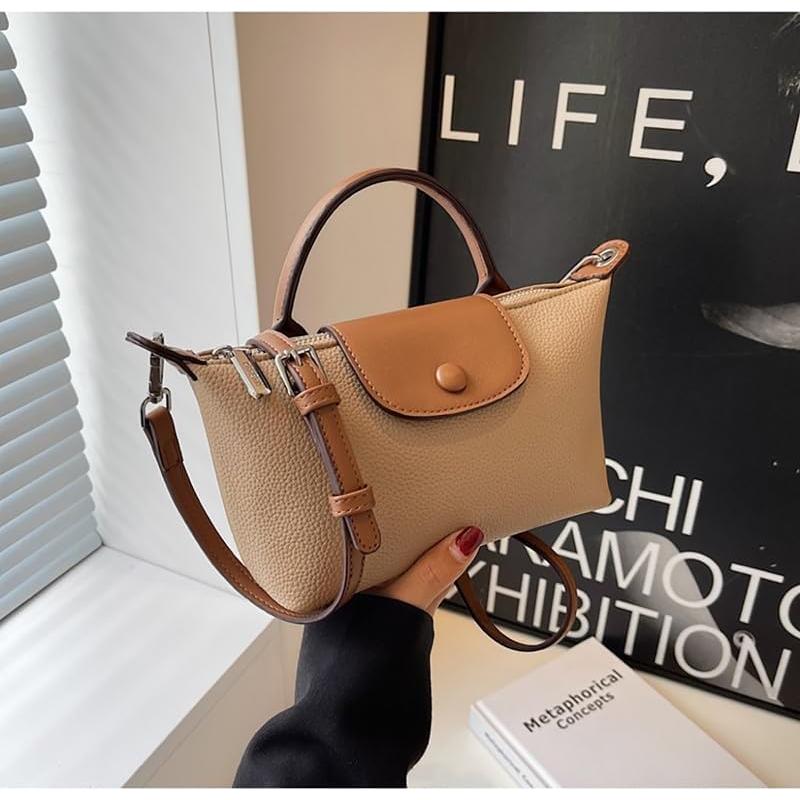 Bolso Cruzado Yoolo Caqui Acolchado para Mujeres 21.8x12.9cm