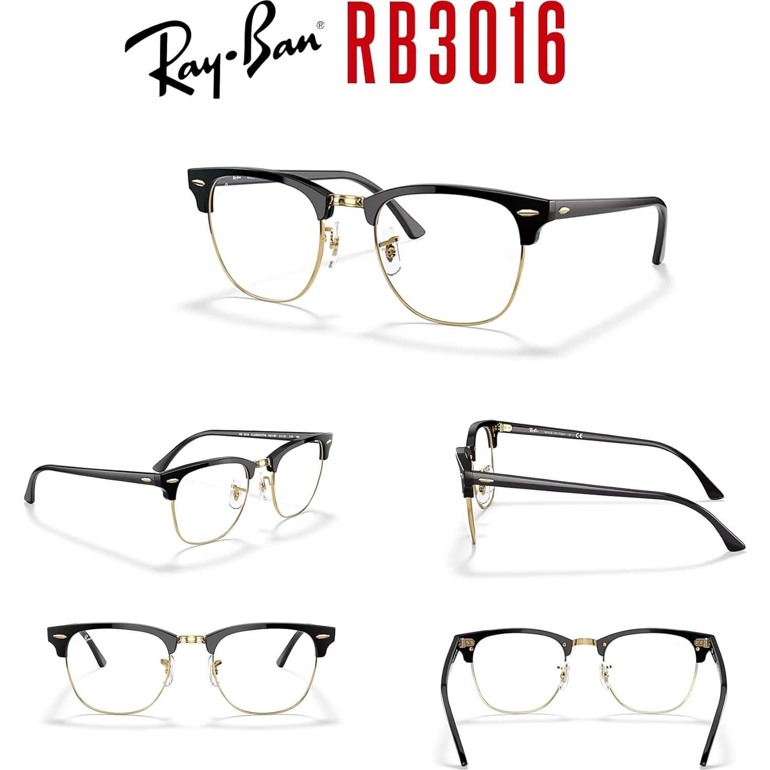 Gafas de sol Ray-Ban Clubmaster RB3016 + Kit de cuidado