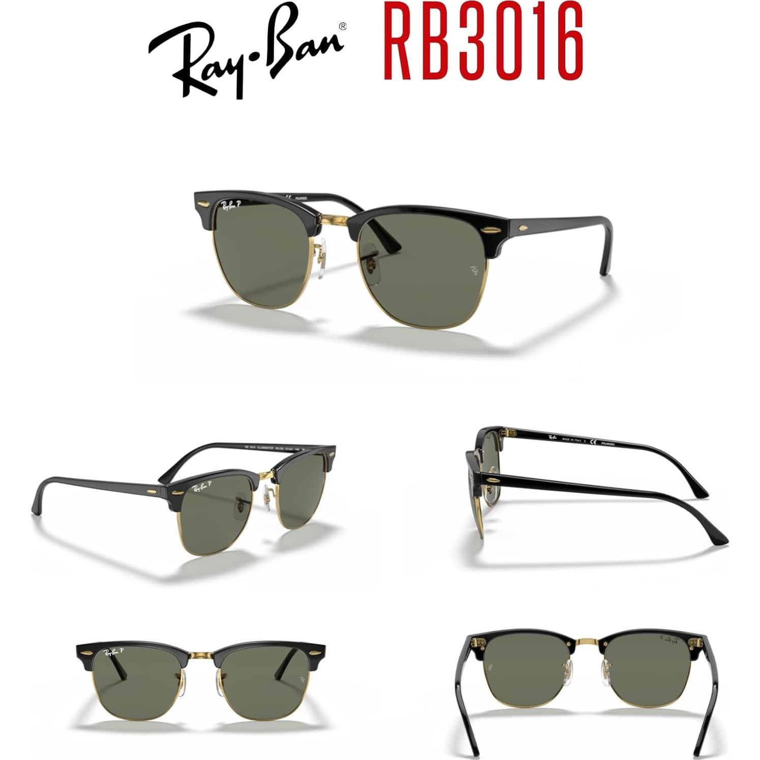 Gafas de sol Ray-Ban Clubmaster RB3016 + Kit de cuidado