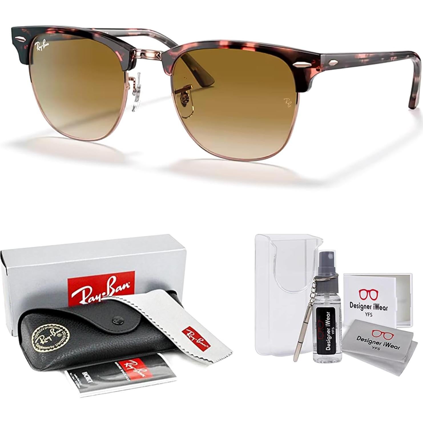 Gafas de sol Ray-Ban Clubmaster RB3016 Unisex + Kit de Cuidado