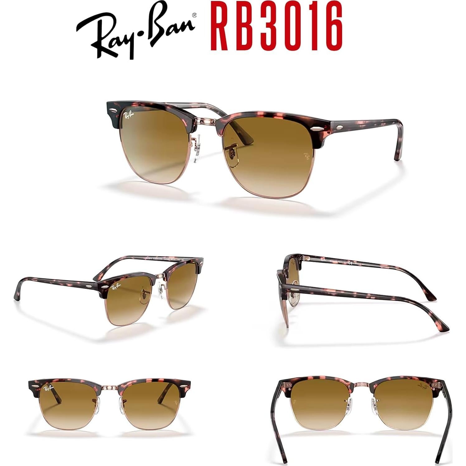 Gafas de sol Ray-Ban Clubmaster RB3016 Unisex + Kit de Cuidado