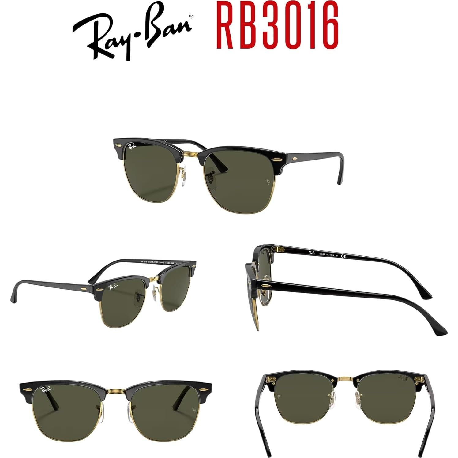 Gafas de sol Ray-Ban Clubmaster RB3016 + Kit de cuidado