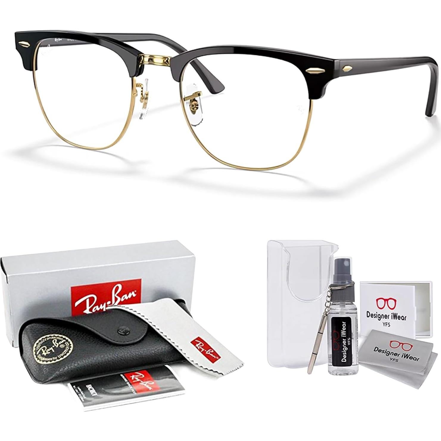 Gafas de sol Ray-Ban Clubmaster RB3016 + Kit de cuidado