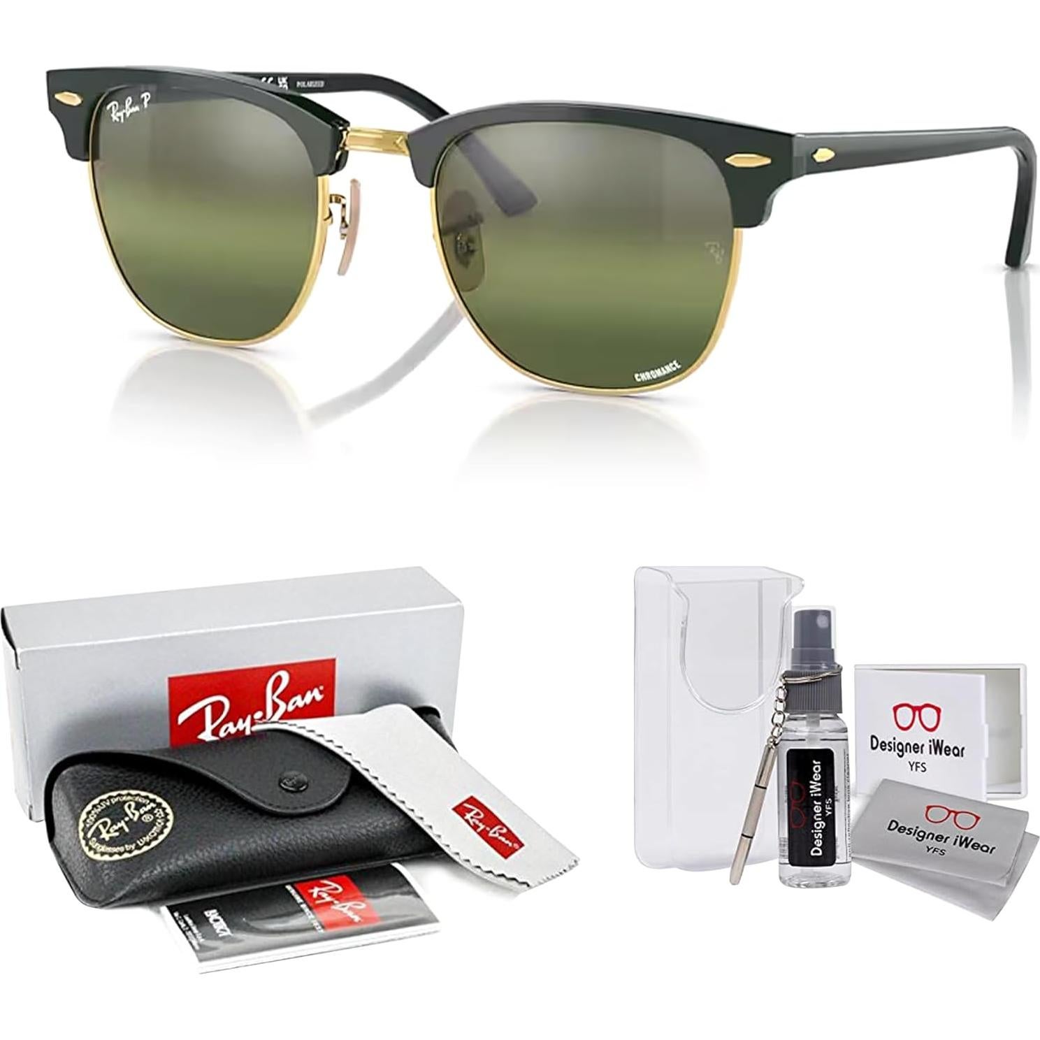 Gafas de sol Ray-Ban Clubmaster RB3016 + Kit de cuidado