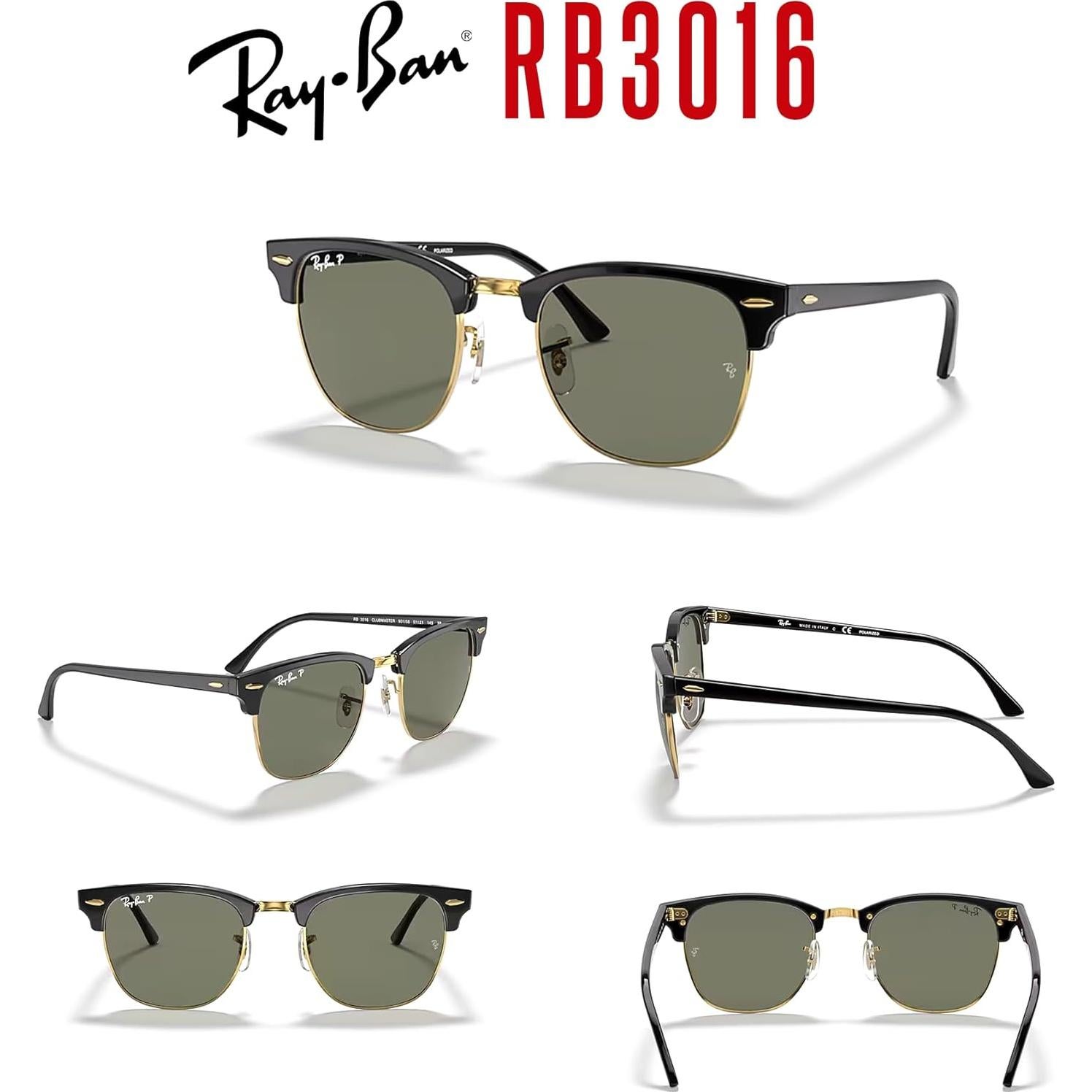 Gafas de sol Ray-Ban Clubmaster RB3016 + Kit de cuidado