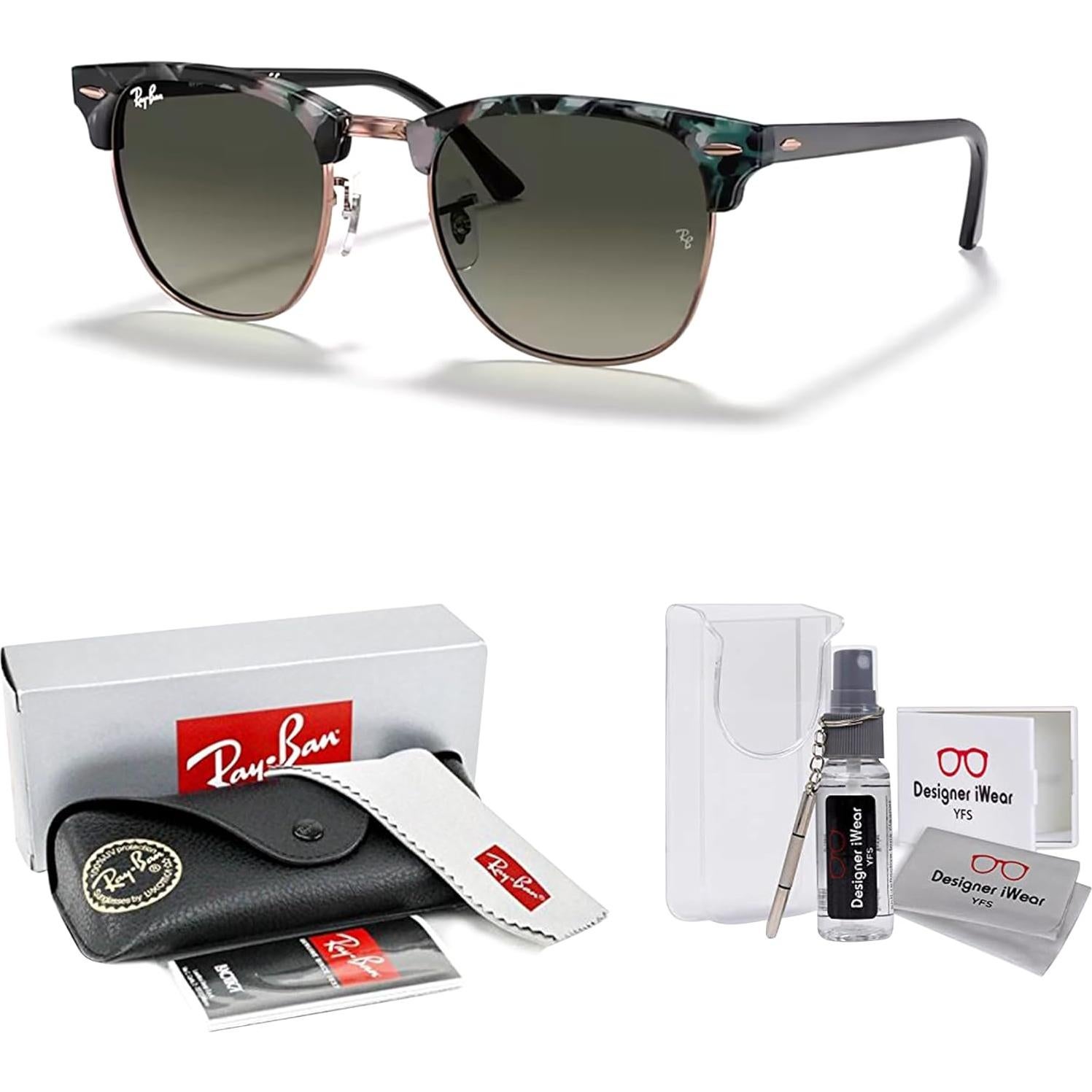 Gafas de sol Ray-Ban Clubmaster RB3016 + Kit de cuidado