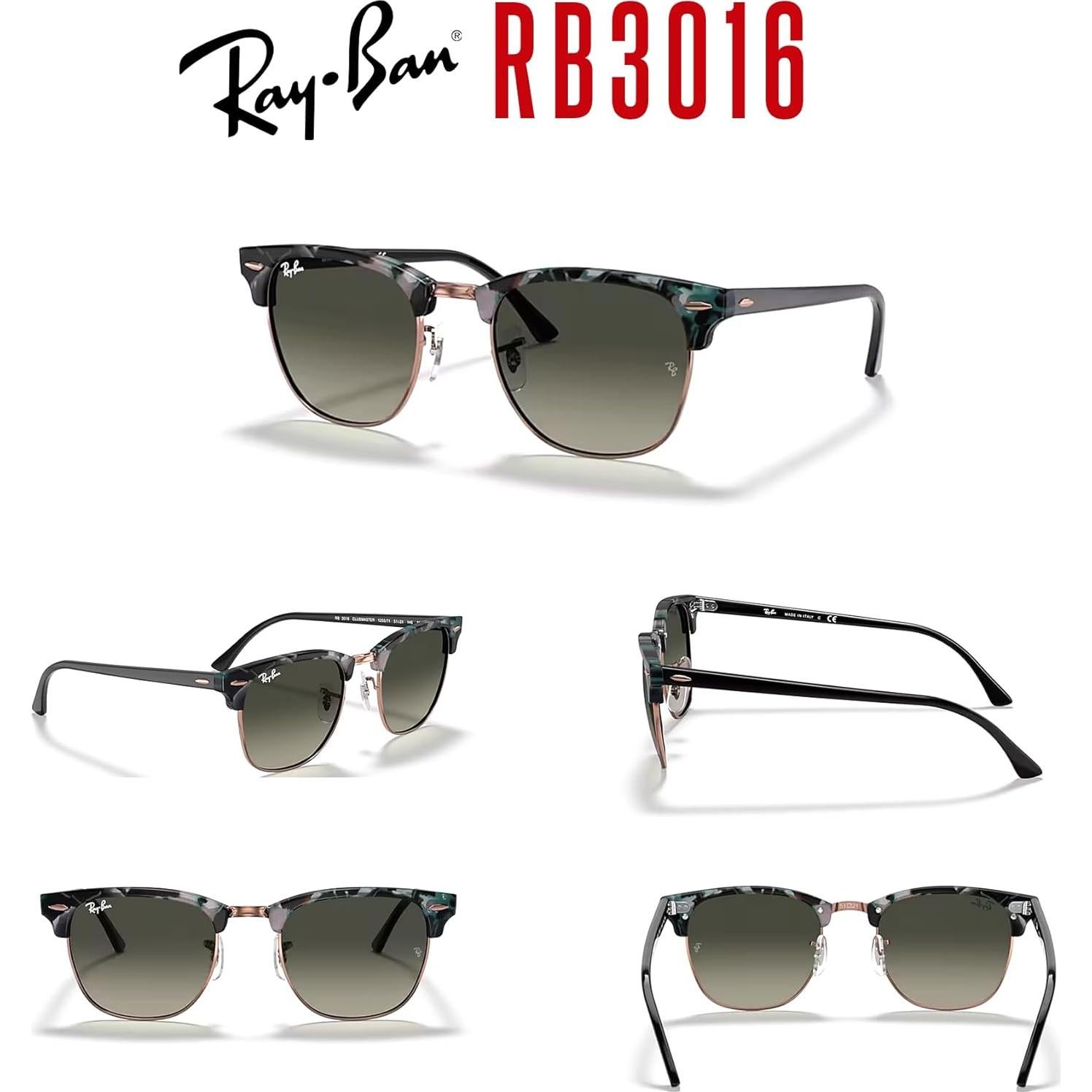 Gafas de sol Ray-Ban Clubmaster RB3016 + Kit de cuidado