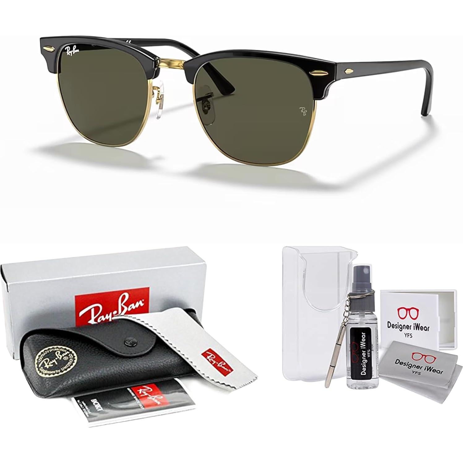 Gafas de sol Ray-Ban Clubmaster RB3016 Gris Havana 49mm