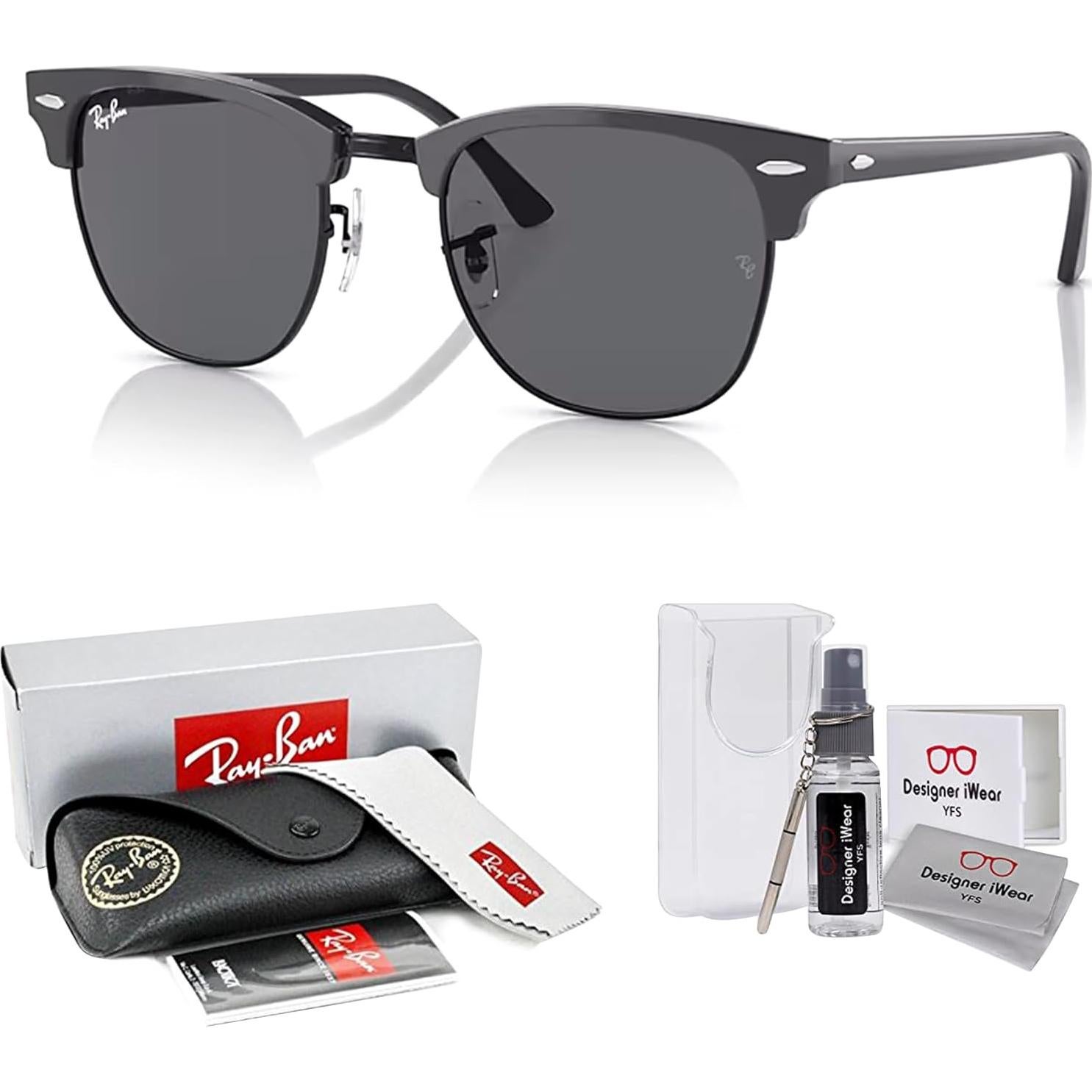 Gafas de sol Ray-Ban Clubmaster RB3016 con kit de cuidado