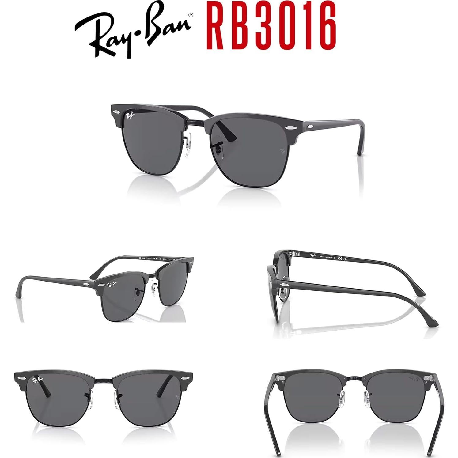 Gafas de sol Ray-Ban Clubmaster RB3016 + Kit de cuidado