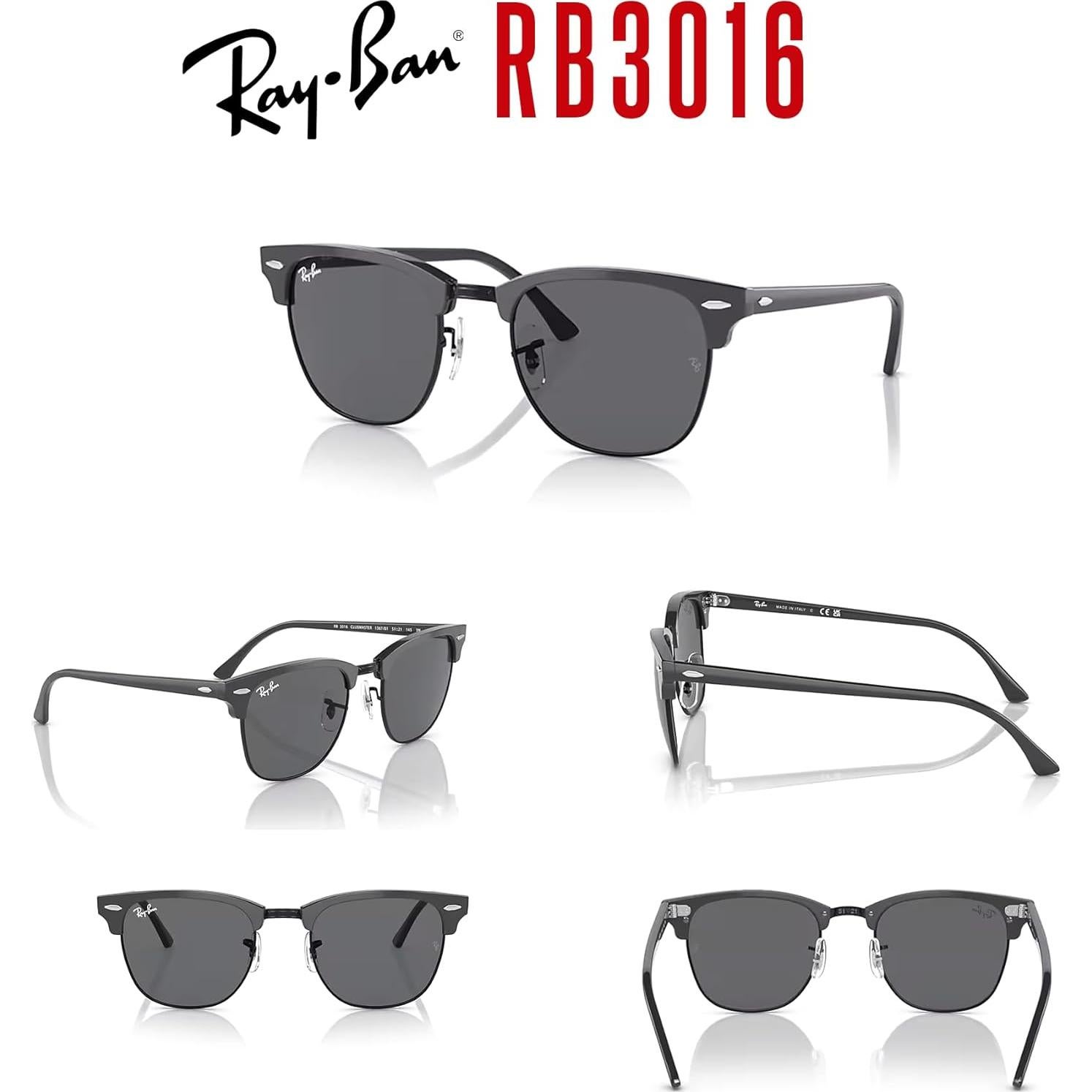 Gafas de sol Ray-Ban Clubmaster RB3016 con kit de cuidado