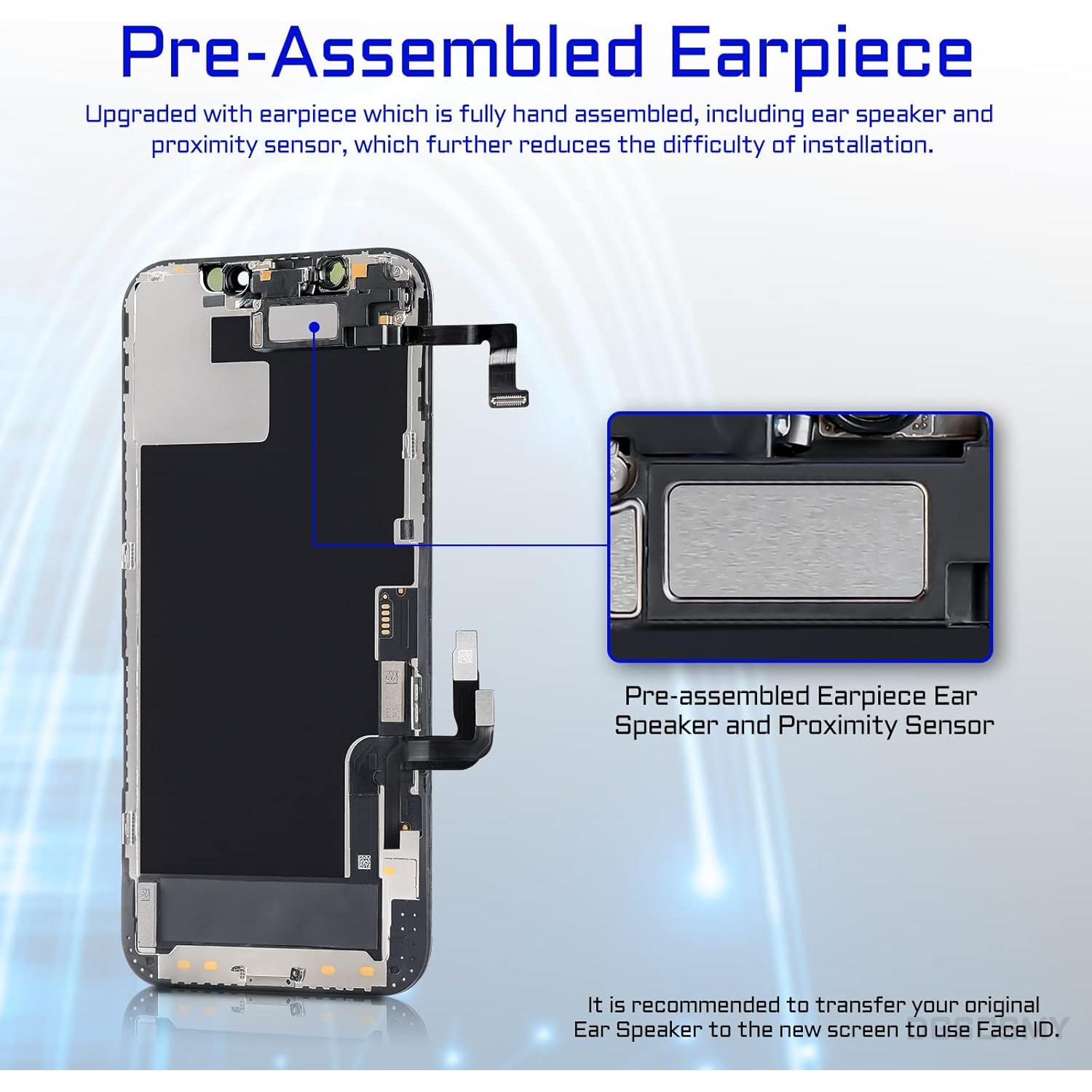 Pantalla OLED Reemplazo para iPhone 12/12 Pro 6.1" DGSCSMY