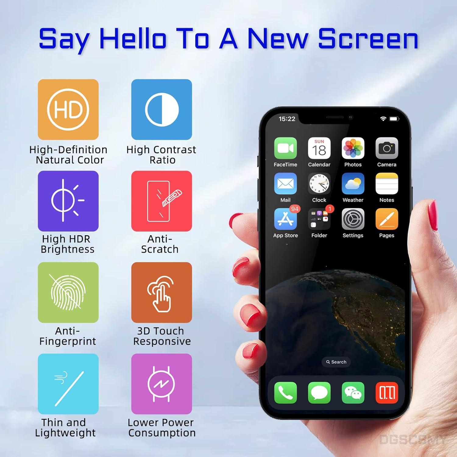 Pantalla OLED Reemplazo para iPhone 12/12 Pro 6.1" DGSCSMY