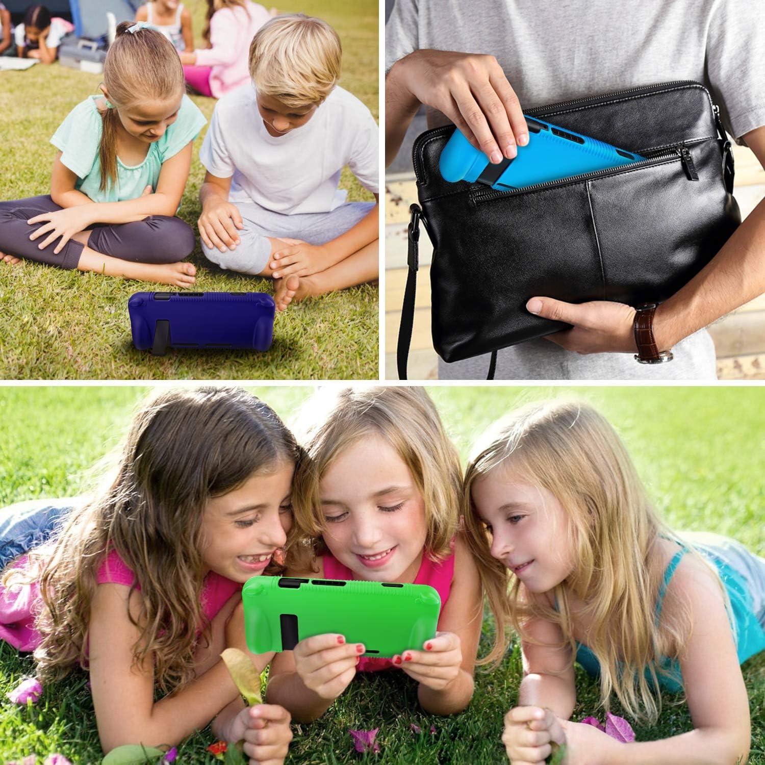 Funda de Silicona FINTIE para Nintendo Switch - Verde Ergonómica