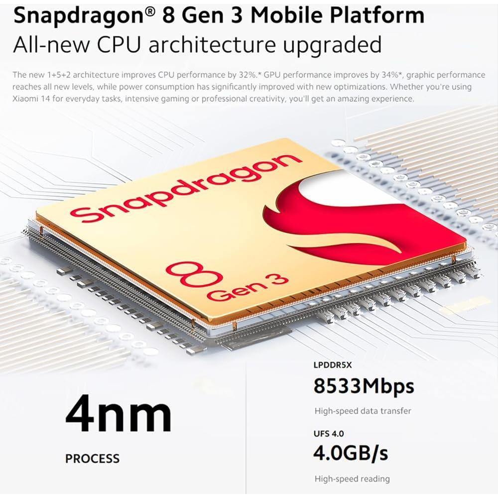 Xiaomi 14 5G Verde Jade 512GB 12GB RAM Cámara Leica 50MP