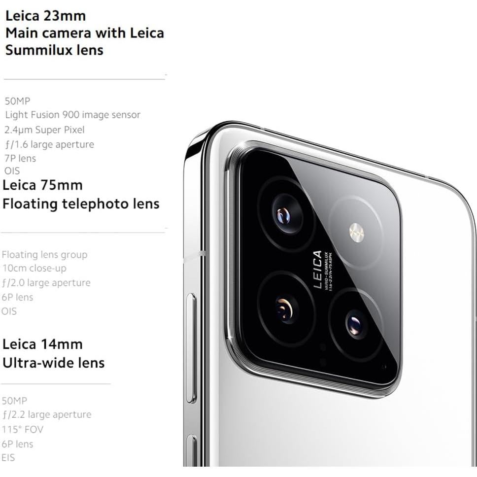 Xiaomi 14 5G Verde Jade 512GB 12GB RAM Cámara Leica 50MP