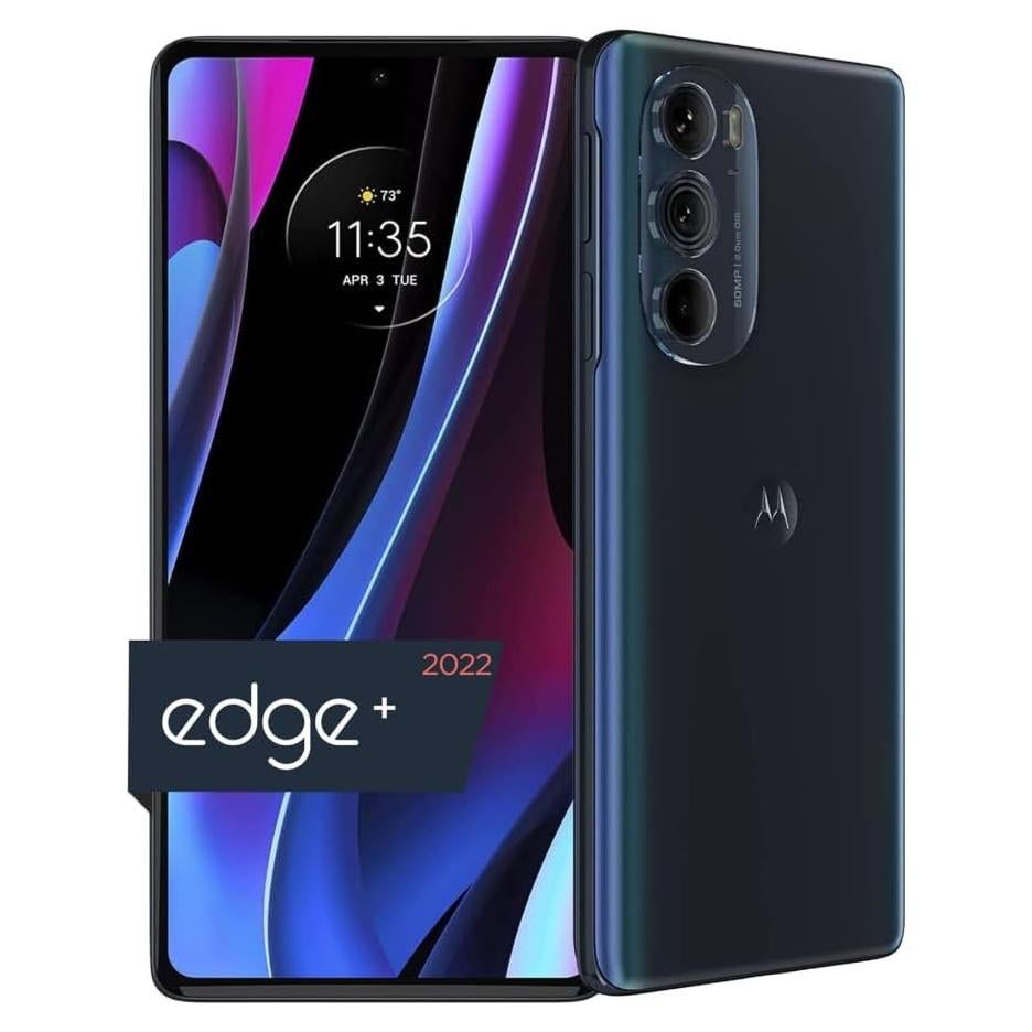 Motorola Edge+ 2022 | 8GB RAM | 512GB | 50MP | Cosmos Azul (Renovado)