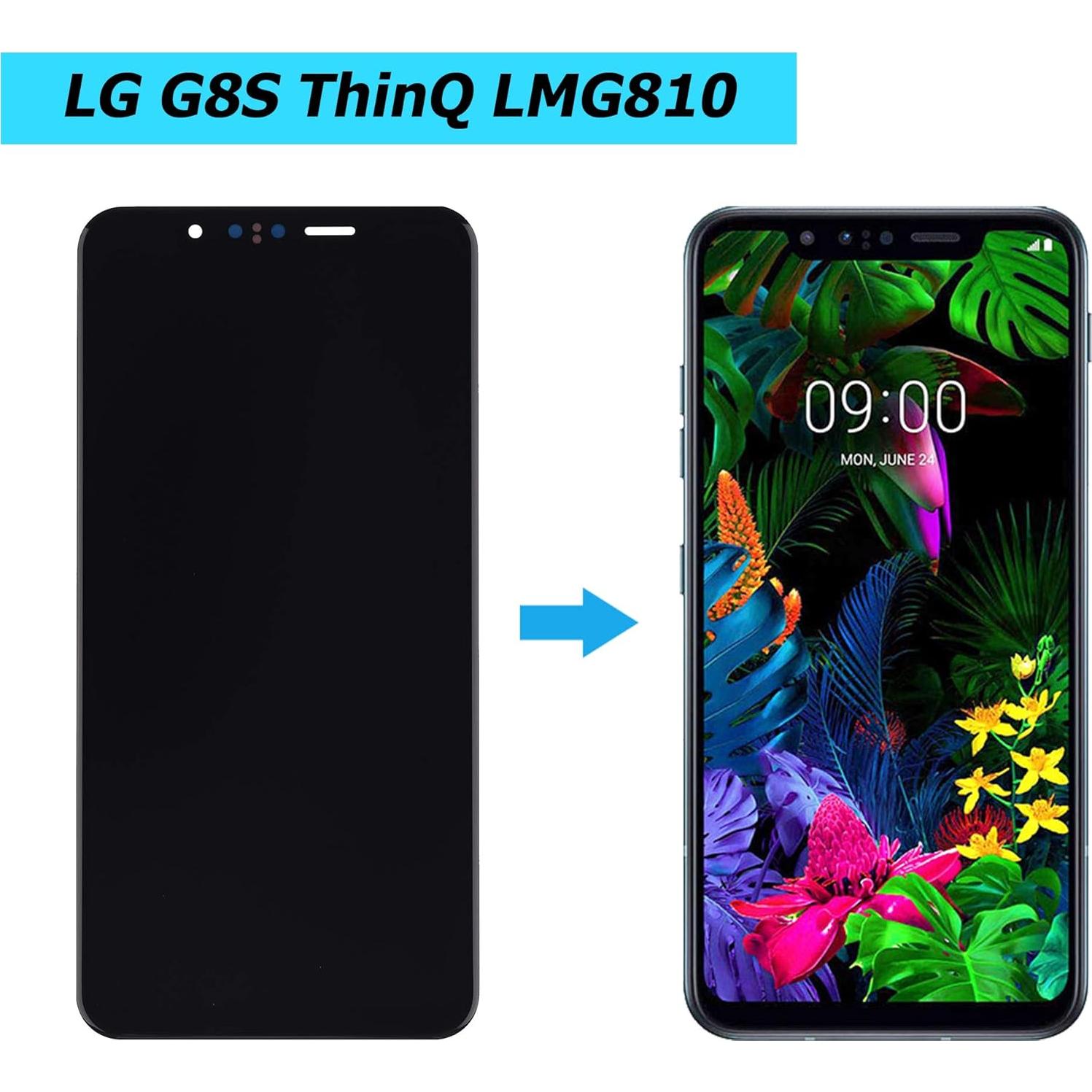 Pantalla OLED Reemplazo LG G8S ThinQ 6.21" Negro con Herramientas