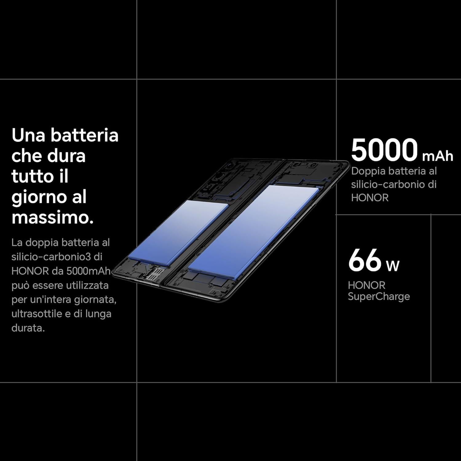 Smartphone Honor Magic V2 512GB ROM 16GB RAM Doble SIM 5G