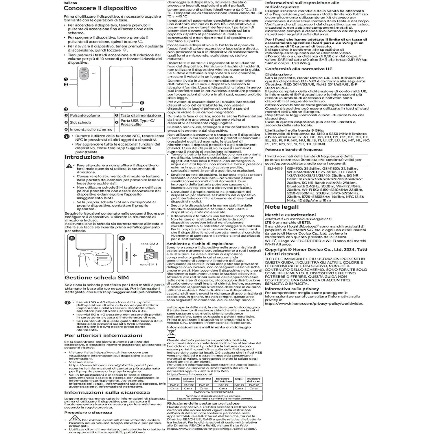 Smartphone Honor Magic7 Pro 512GB ROM 12GB RAM 5G Negro