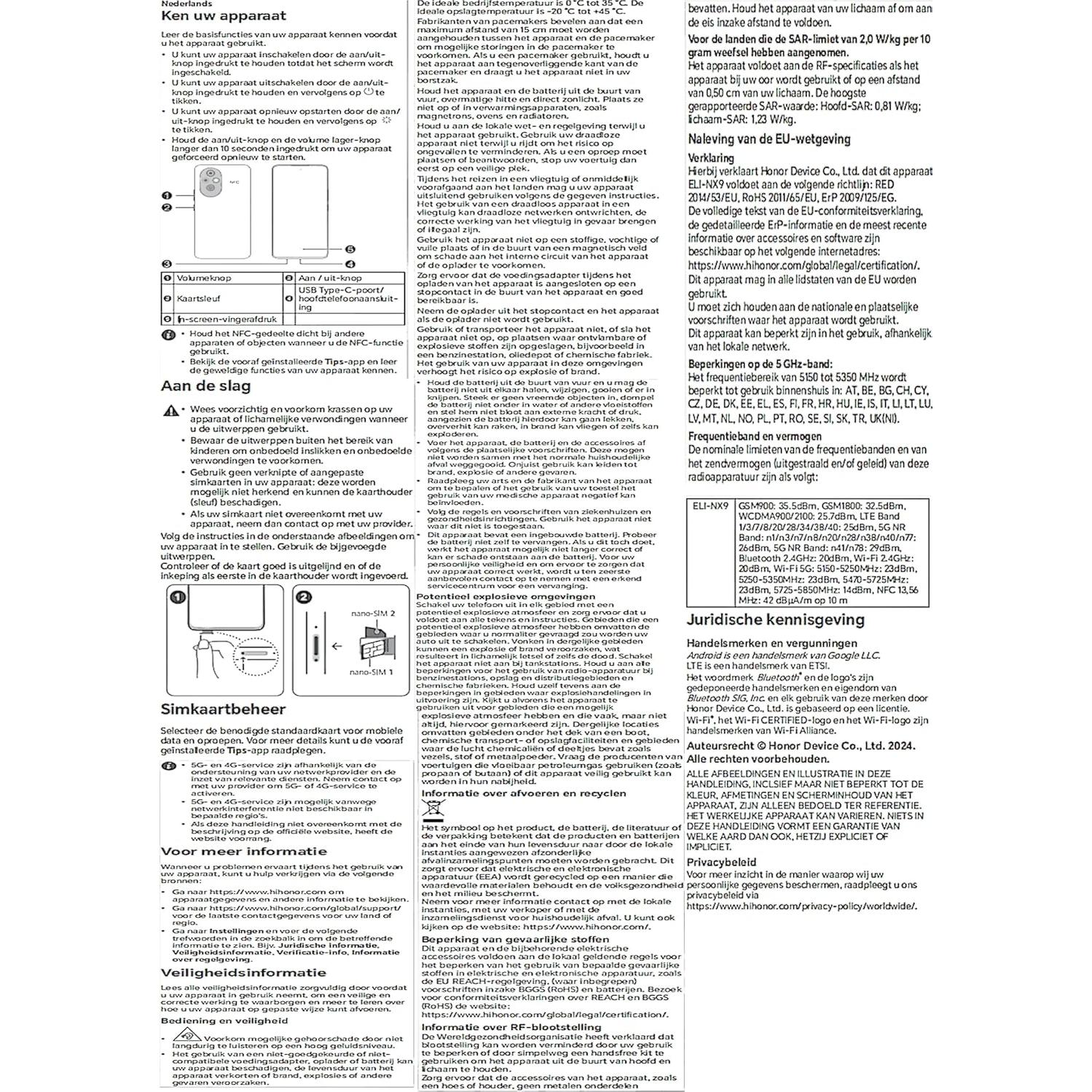 Smartphone Honor Magic7 Pro 512GB ROM 12GB RAM 5G Negro