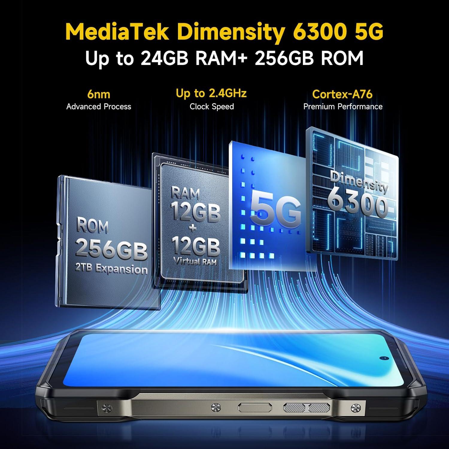 Ulefone Armor 27 Pro 5G Smartphone Resistente 12GB 256GB