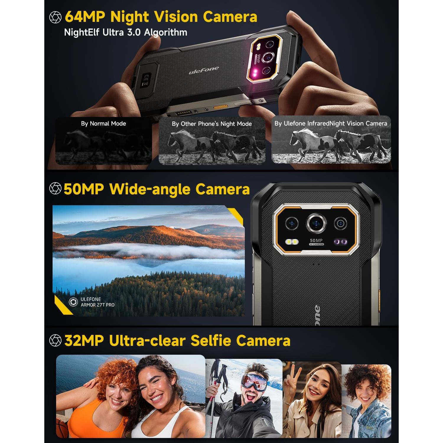 Ulefone Armor 27 Pro 5G Smartphone Resistente 12GB 256GB