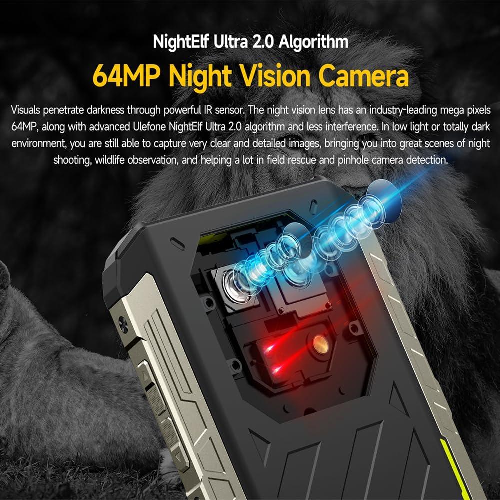 Ulefone Armor 22 Pro 256GB Teléfono Resistente Android 14