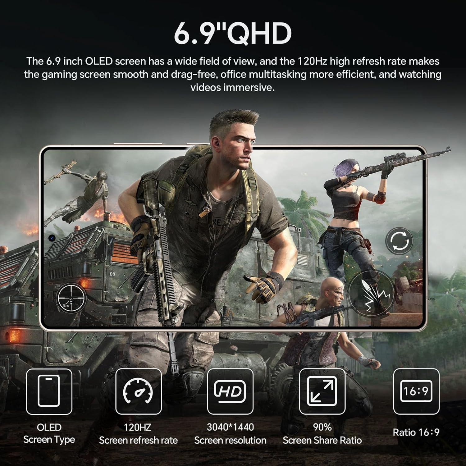 Smartphone MIYOKIMIRO P25 Ultra 12GB+512GB 5G Rosa