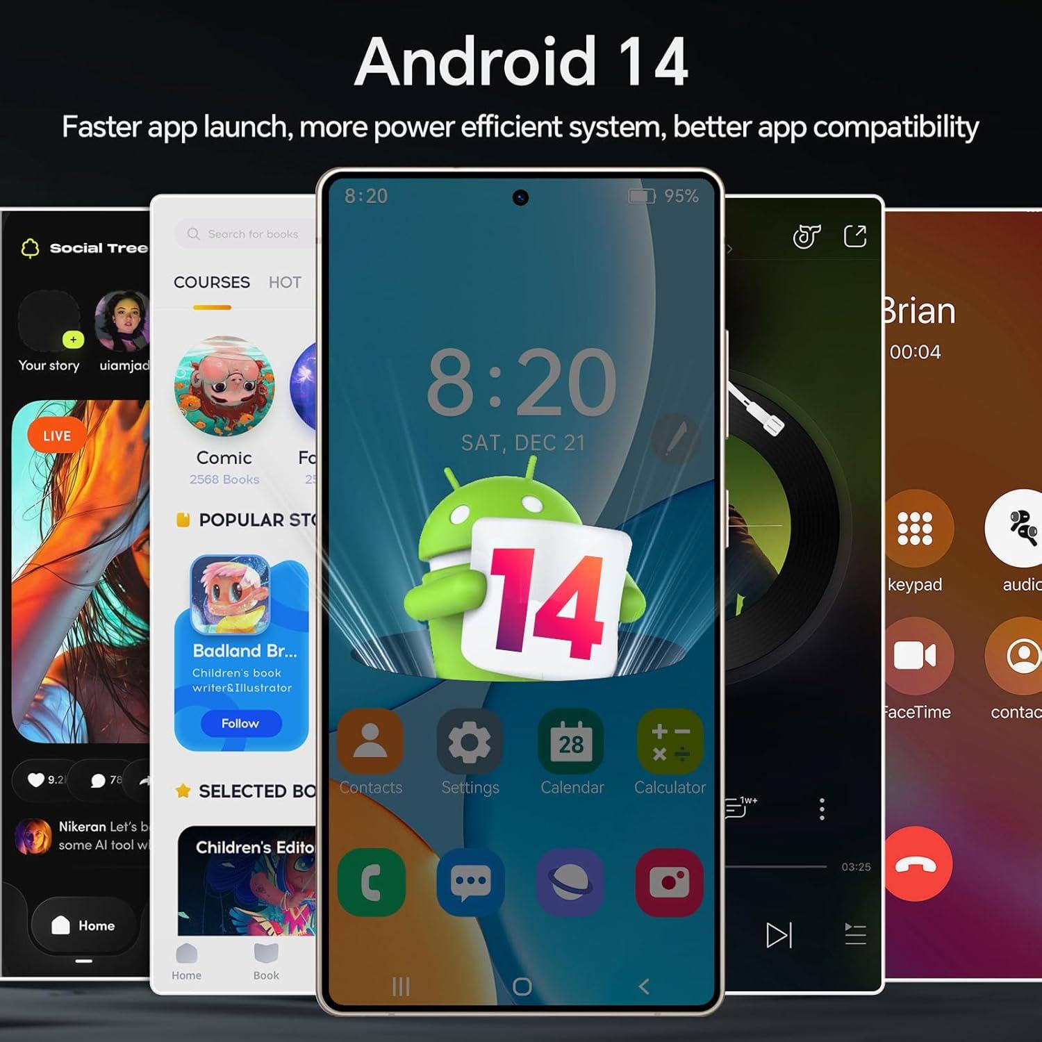 Smartphone MIYOKIMIRO P25 Ultra 12GB+512GB 5G Rosa