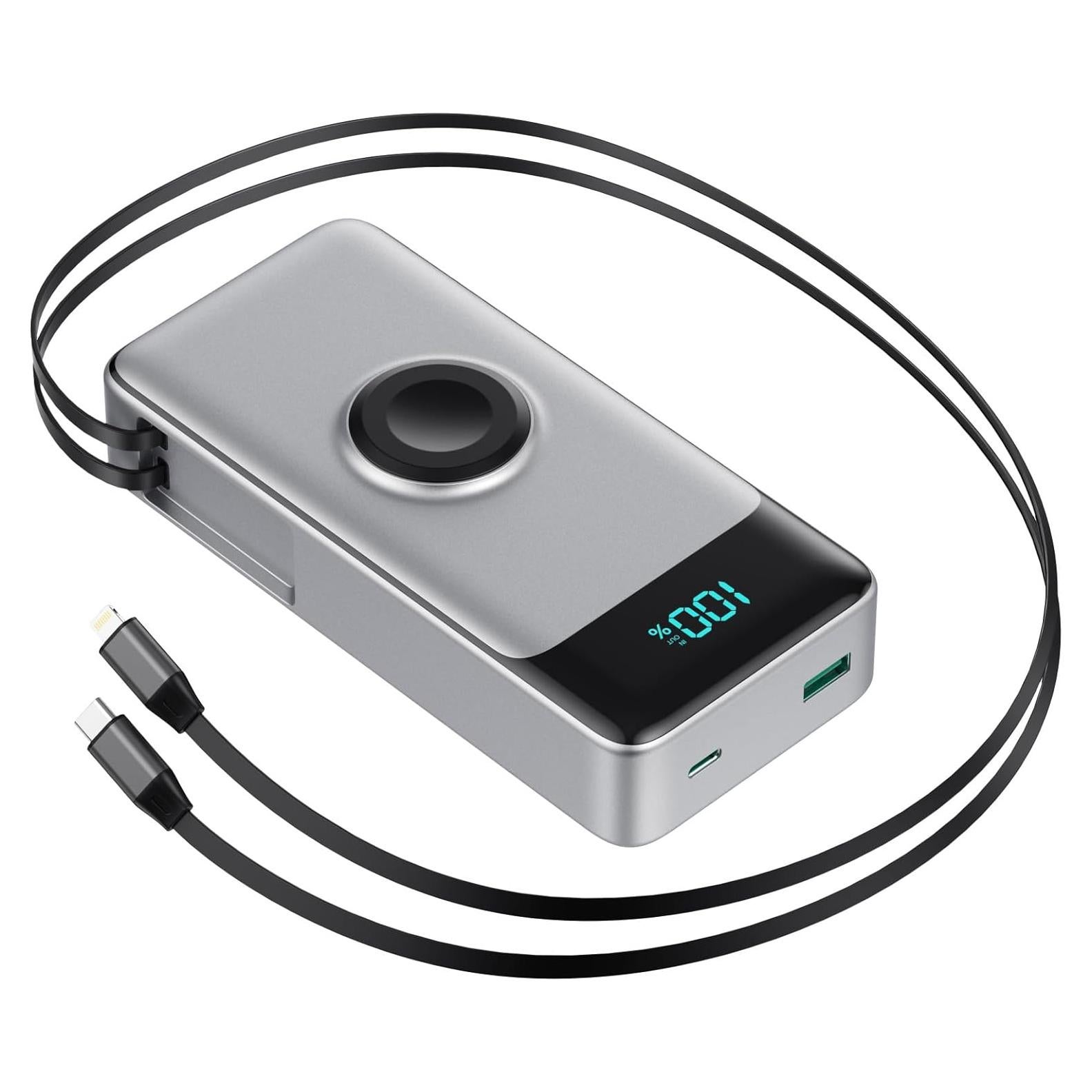 Cargador Portátil 40800mAh Dongguan con Cables Retráctiles